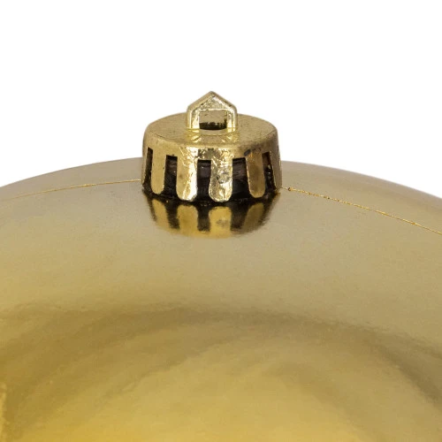 Northlight Shiny Vegas Gold Shatterproof Christmas Ball Ornament 10" (250mm) 3 Northlight Shiny Vegas Gold Shatterproof Christmas Ball Ornament 10" (250mm) - Image 3