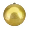 Northlight Shiny Vegas Gold Shatterproof Christmas Ball Ornament 10" (250mm)