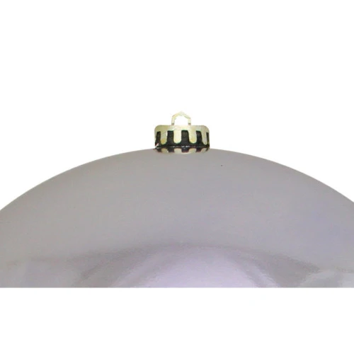 Northlight Shiny Gray Shatterproof Christmas Ball Ornament 10" (250mm) 2 Northlight Shiny Gray Shatterproof Christmas Ball Ornament 10" (250mm) - Image 2