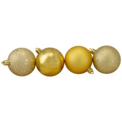 Northlight 60ct Vegas Gold Shatterproof 4 Finish Christmas Ball Ornaments 2.5" (60mm) -Chic Christmas Decoration northlight lj35426 2updated 45434.1664119877
