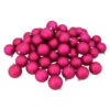 Northlight 32ct Matte Magenta Pink Shatterproof Christmas Ball Ornaments 3.25" (80mm)