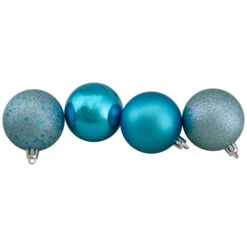 Northlight 60ct Turquoise Blue Shatterproof 4-Finish Christmas Ball Ornaments 2.5" (60mm) -Chic Christmas Decoration northlight lj35436 220updated 70517.1633627136