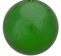 Northlight 32ct Transparent Xmas Green Shatterproof Christmas Ball Ornaments 3.25"(80mm) -Chic Christmas Decoration northlight lj3549520green 3 81635.1599354338
