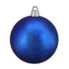 Northlight Matte Lavish Blue Shatterproof Christmas Ball Ornament 12" (300mm)