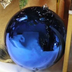 Northlight Shiny Lavish Blue Shatterproof Christmas Ball Ornament 12" (300mm) -Chic Christmas Decoration northlight lj35503 3 00411.1588358651