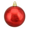 Northlight Shiny Hot Red Shatterproof Christmas Ball Ornament 12" (300mm)