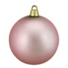 Northlight Bubblegum Pink Matte Shatterproof Christmas Ball Ornament 12" (300mm)
