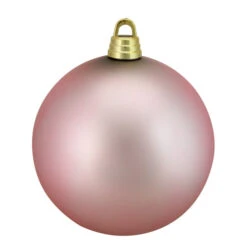 Northlight Bubblegum Pink Matte Shatterproof Christmas Ball Ornament 12" (300mm)