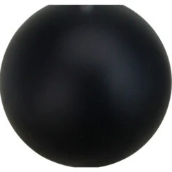 Northlight Matte Jet Black Shatterproof Christmas Ball Ornament 12" (300mm) -Chic Christmas Decoration northlight lj35542 03 61474.1600305325