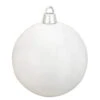 Northlight Shiny White Shatterproof Christmas Ball Ornament 12" (300mm)