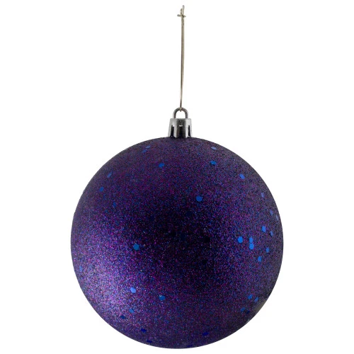 Northlight 12ct Indigo Blue Shatterproof 4-Finish Christmas Ball Ornaments 4" (100mm) 2 Northlight 12ct Indigo Blue Shatterproof 4-Finish Christmas Ball Ornaments 4" (100mm) - Image 2