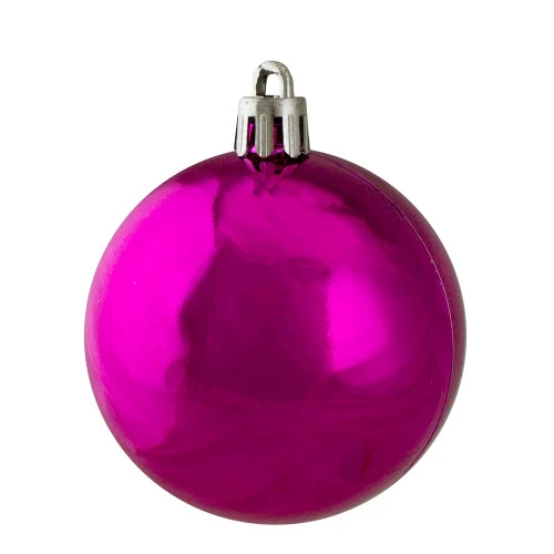 Northlight 24ct Pink, Purple And Gold Shatterproof 2-Finish Christmas Ball Ornaments 2.5" (60mm) 3 Northlight 24ct Pink, Purple And Gold Shatterproof 2-Finish Christmas Ball Ornaments 2.5" (60mm) - Image 3