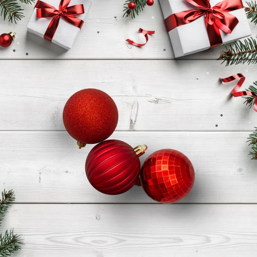 Northlight 100ct Red Shatterproof 3-Finish Christmas Ball Ornaments 2.5" (60mm) 2 Northlight 100ct Red Shatterproof 3-Finish Christmas Ball Ornaments 2.5" (60mm) - Image 2