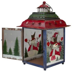 Northlight Red, Green And Blue Snowman Christmas Candle Lantern 15" 7 Northlight Red, Green And Blue Snowman Christmas Candle Lantern 15" -Chic Christmas Decoration northlight lk27671 2 47492.1665611930