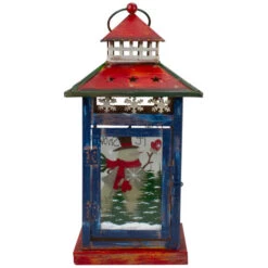 Northlight Red, White And Black Snowman “Let It Snow” Christmas Lantern 12.75” -Chic Christmas Decoration northlight lk27672 updated 10565.1665610429