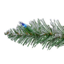 Northlight 9' X 10" Pre-Lit Flocked Pine Artificial Christmas Garland - Multi Color Lights -Chic Christmas Decoration northlight m84264 3 07036.1599873103