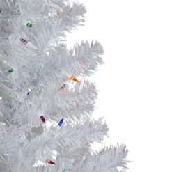 Northlight 3' Pre-lit White Iridescent Pine Artificial Christmas Tree - Multi Lights 8 Northlight 3' Pre-lit White Iridescent Pine Artificial Christmas Tree - Multi Lights -Chic Christmas Decoration northlight m88683 02 31984.1692285355