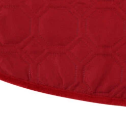Northlight 48" Red Quilted Christmas Hexagon Tree Skirt With Velvety Trim -Chic Christmas Decoration northlight n02720 1 33765.1664901050
