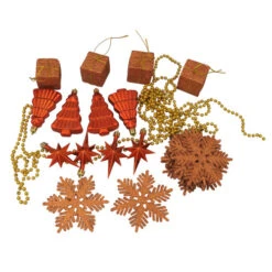 Northlight 125ct Burnt Orange Shatterproof 4-Finish Christmas Ornaments 5.5" (140mm) -Chic Christmas Decoration northlight n512518 2 01868.1588354153