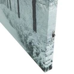 Northlight LED Lighted Fiber Optic Twinkling Snow Covered Tree Scene Canvas Wall Art 15.75" X 11.75" -Chic Christmas Decoration northlight nj83099 3 51265.1665610740