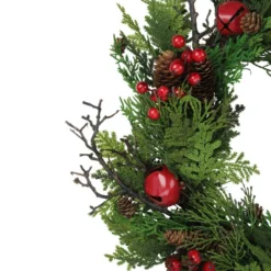Northlight 24" Rustic Red Jingle Bell, Berry And Pine Cone Artificial Christmas Wreath 5 Northlight 24" Rustic Red Jingle Bell, Berry And Pine Cone Artificial Christmas Wreath -Chic Christmas Decoration northlight nl00145 1 38369.1588369294