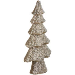 Northlight 20.5" Clear Beads And Gold Glitter Christmas Tree -Chic Christmas Decoration northlight nl00325 3 19394.1681212835