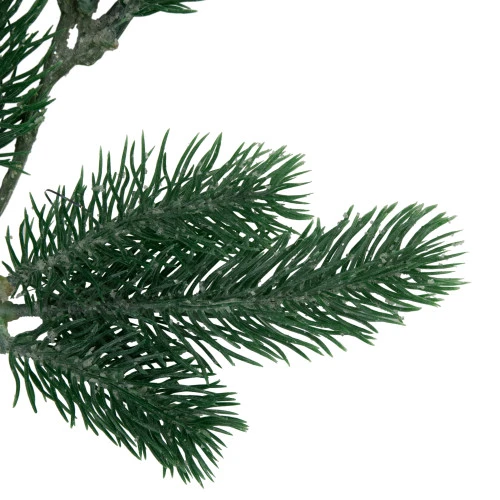 Northlight 6' X 7" Frosted And Dusted Green Pine Artificial Christmas Garland - Unlit 4 Northlight 6' X 7" Frosted And Dusted Green Pine Artificial Christmas Garland - Unlit - Image 4