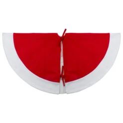 Northlight 48" Red And White Winter Reindeer Embroidered Christmas Tree Skirt -Chic Christmas Decoration northlight nl01831 3 updated 14951.1663687955