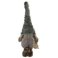 Northlight 33" Brown And White Woodland Gnome With Striped Pants Christmas Figurine -Chic Christmas Decoration northlight nl02759 3 updated2022 31348.1681212832