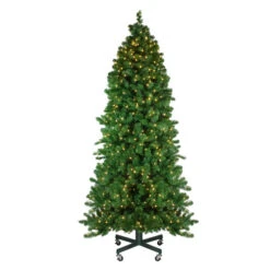 Northlight 7.5' Pre-Lit Slim Olympia Pine Artificial Christmas Tree - Warm White Lights