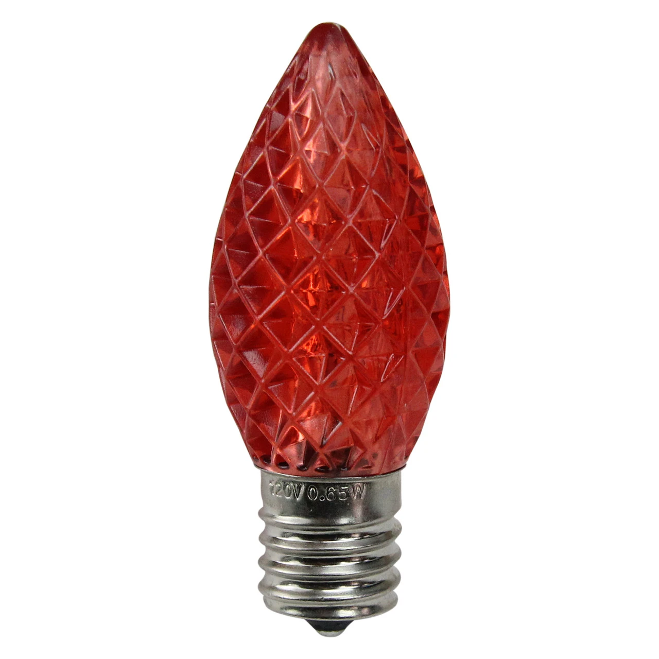 Northlight Pack Of 25 Faceted LED Red C9 Christmas Replacement Bulbs 1 Northlight Pack Of 25 Faceted LED Red C9 Christmas Replacement Bulbs