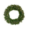 Northlight Pre-Lit Savannah Spruce Artificial Christmas Wreath - 36-Inch, Clear Lights