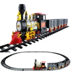 Northlight 20pc Black And Red Battery Operated Classic Train Set 12" -Chic Christmas Decoration northlight nm1519 2 02076.1636808486