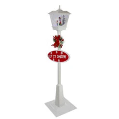 Northlight 70.75" White Lighted Musical Snowman Christmas Street Lamp 5 Northlight 70.75" White Lighted Musical Snowman Christmas Street Lamp -Chic Christmas Decoration northlight r01732 2 85991.1681405459