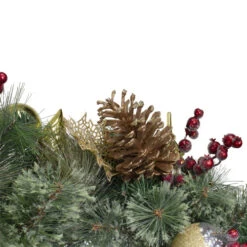 Northlight 6' X 1" Foliage Pinecones And Berries Artificial Christmas Garland - Unlit -Chic Christmas Decoration northlight s04193 2 96586.1588370905
