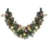 Northlight 6' X 1" Foliage Pinecones And Berries Artificial Christmas Garland - Unlit