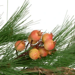 Northlight 6' X 10" Long Needle Pine And Pinecone Artificial Christmas Garland, Unlit -Chic Christmas Decoration northlight s04201 2 updated 81305.1661972640