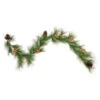 Northlight 6' X 10" Long Needle Pine And Pinecone Artificial Christmas Garland, Unlit