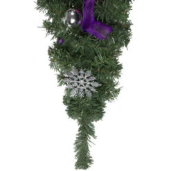 Northlight 24" Pre-Decorated Pink Ball Ornament And Poinsettia Artificial Christmas Teardrop Swag, Unlit 5 Northlight 24" Pre-Decorated Pink Ball Ornament And Poinsettia Artificial Christmas Teardrop Swag, Unlit -Chic Christmas Decoration northlight s84820 3 67664.1588353519