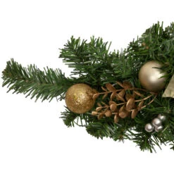 Northlight 32" Gold Poinsettia And Pinecone Artificial Christmas Swag, Unlit 5 Northlight 32" Gold Poinsettia And Pinecone Artificial Christmas Swag, Unlit -Chic Christmas Decoration northlight s84831 2 updated 42909.1665519922