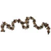 Northlight 5' X 4" Frosted Pine Cone, Natural Twig And Birch Wood Artificial Christmas Garland - Unlit - 31742074