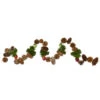 Northlight 5' X 5.25" Apples And Pine Cone Artificial Christmas Garland - Unlit