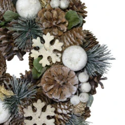 Northlight Frosted Glitter Pine Cone And Berries Artificial Christmas Wreath, 10.5-Inch, Unlit 5 Northlight Frosted Glitter Pine Cone And Berries Artificial Christmas Wreath, 10.5-Inch, Unlit -Chic Christmas Decoration northlight sh36235 2 80073.1665433297