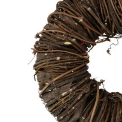 Northlight 12" Brown Rustic Twig And Tree Bark Artificial Spring Wreath -Chic Christmas Decoration northlight sh75205 1 15731.1663687960