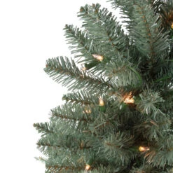 Northlight Real Touch™ Pre-Lit Artificial Full Fairbanks Alpine Christmas Tree - Clear Lights, 4.5' -Chic Christmas Decoration northlight sp04284 02 46157.1587644263