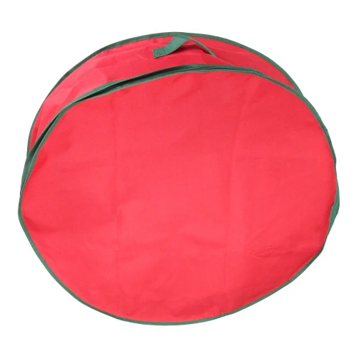 Northlight 24” Red And Green Christmas Wreath Storage Bag 1 Northlight 24” Red And Green Christmas Wreath Storage Bag