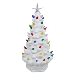 Northlight 14.5" LED Lighted Retro Table Top Christmas Tree With Star Topper