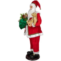 Northlight 5' Deluxe Traditional Animated And Musical Dancing Santa Claus Christmas Figure -Chic Christmas Decoration northlight tj38540 2 25755.1680803016