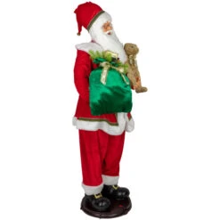 Northlight 5' Deluxe Traditional Animated And Musical Dancing Santa Claus Christmas Figure -Chic Christmas Decoration northlight tj38540 3 59873.1680803014
