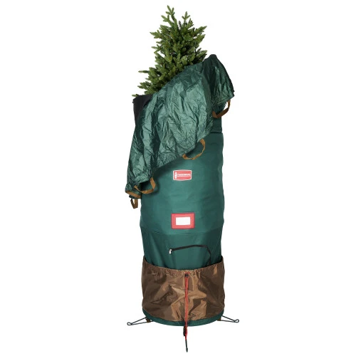 Northlight 95" Large Green Upright Christmas Tree Protective Storage Bag - For Artificial Trees 1 Northlight 95" Large Green Upright Christmas Tree Protective Storage Bag - For Artificial Trees